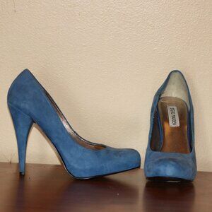Blue Suede Steve Madden Pumps